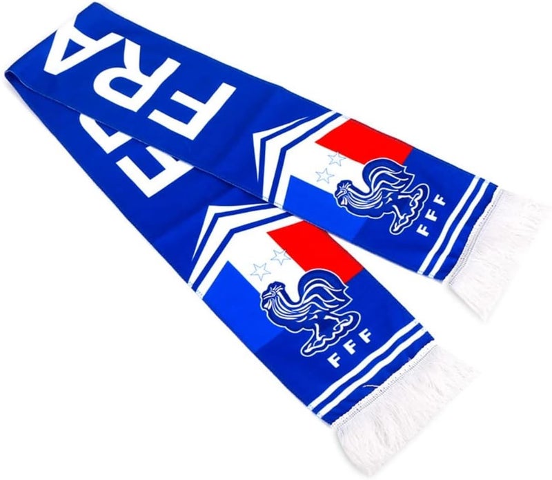 ISFIBA 2-pack Of Soccer National Team Scarves,Soccer Fans Souvenir Double Side Logo Print Scarf,World Top 40 National Team Scarf - Image 1